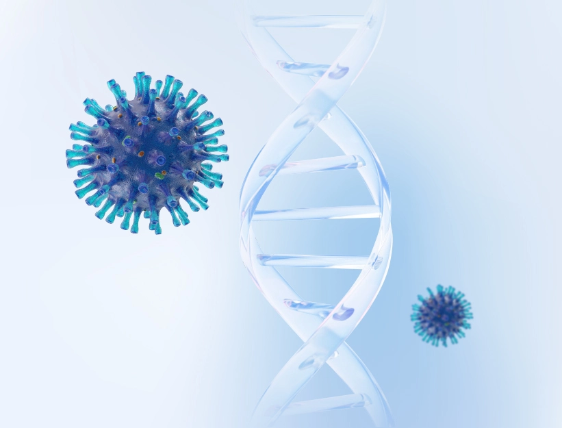 Gene to lentivirus