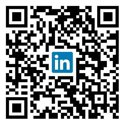 PackGene LinkedIn page QR code